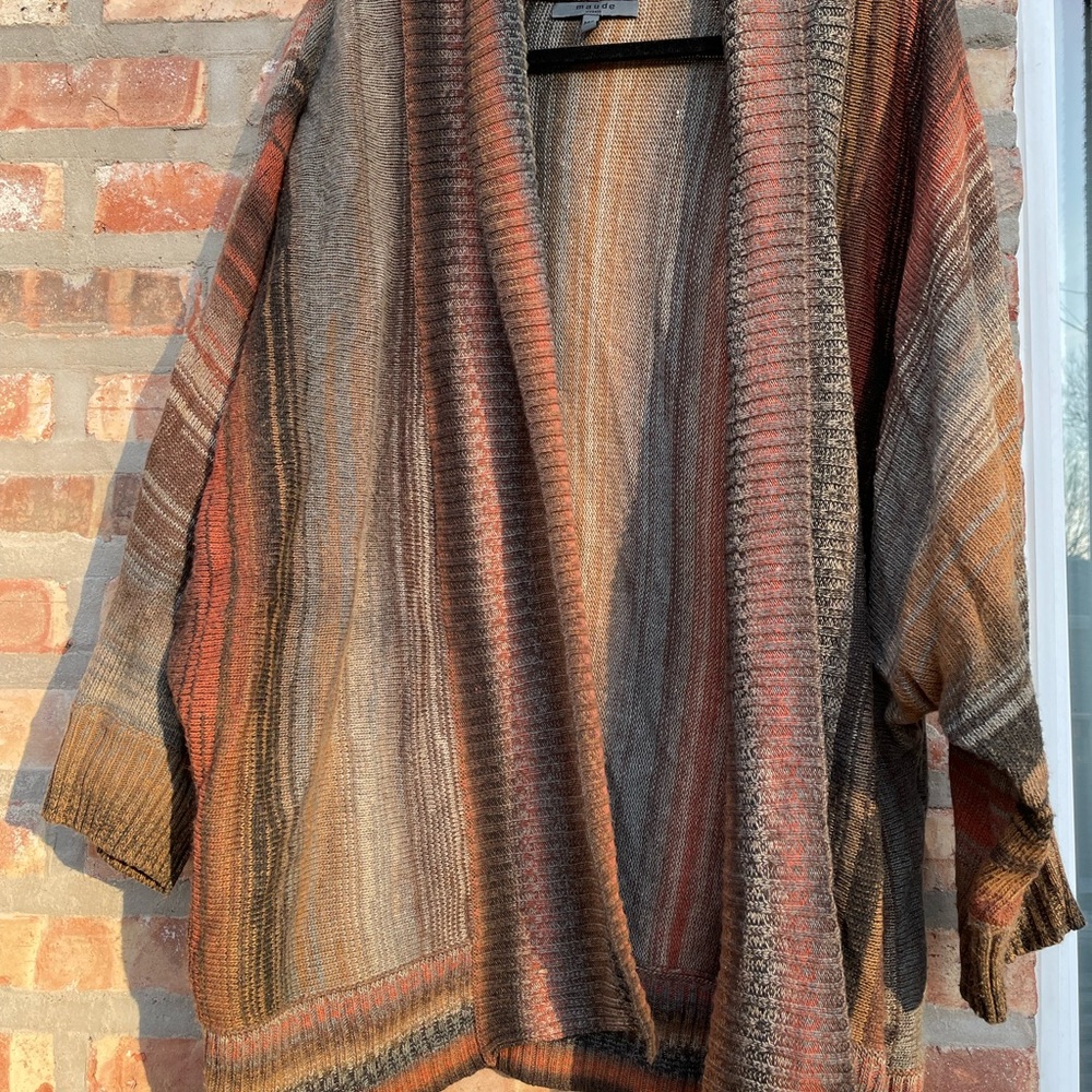 Maude striped ombré cardigan M/L